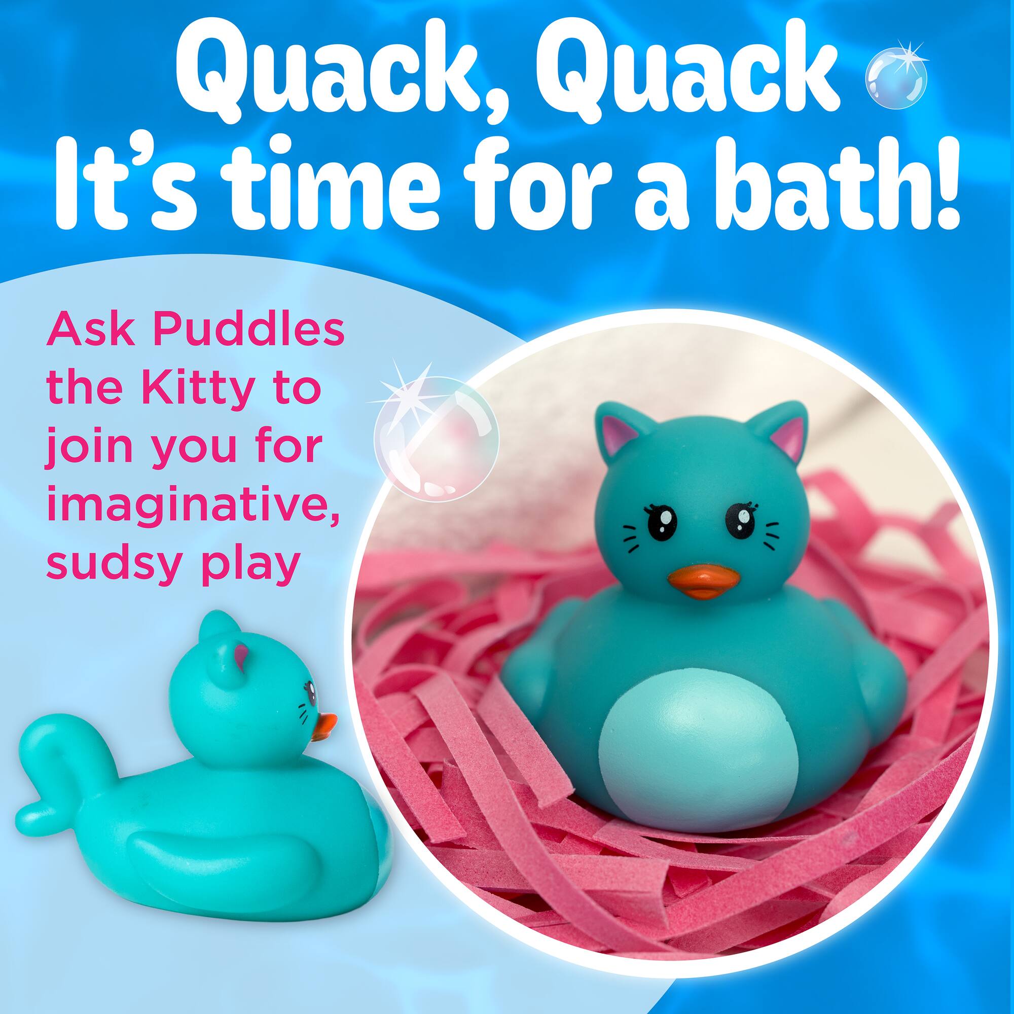 Creativity for Kids® Soap Noodles Puddles the Kitty Bathtub Kit